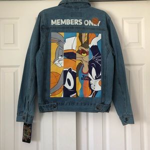 Members Only Looney Tunes Space Jam Denim Jacket